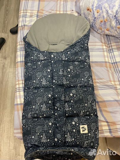 Зимний конверт в коляску