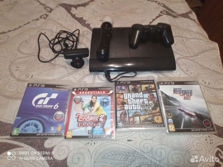 Sony PS3 super slim прошитая
