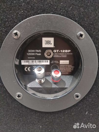 Сабвуфер JBL GT-12BP