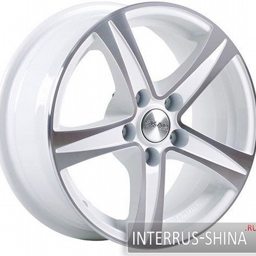 Диски skad Sakura 6.5x15 5x112 ET43 D57.1 Алмаз-белый