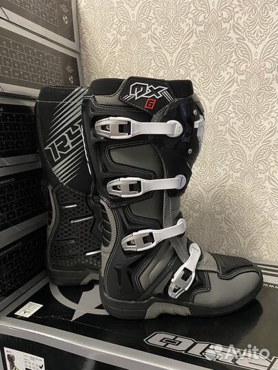 Мотоботы RYO Racing MX6 Enduro, черный / серый