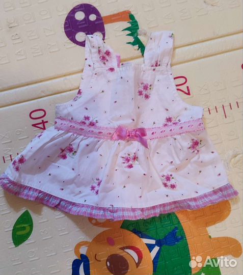 Платье для девочки и косынка