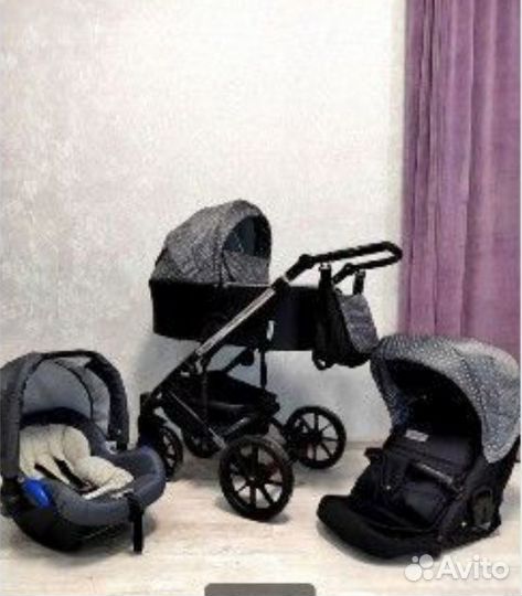 Коляска 3 в 1 с автолюлькой