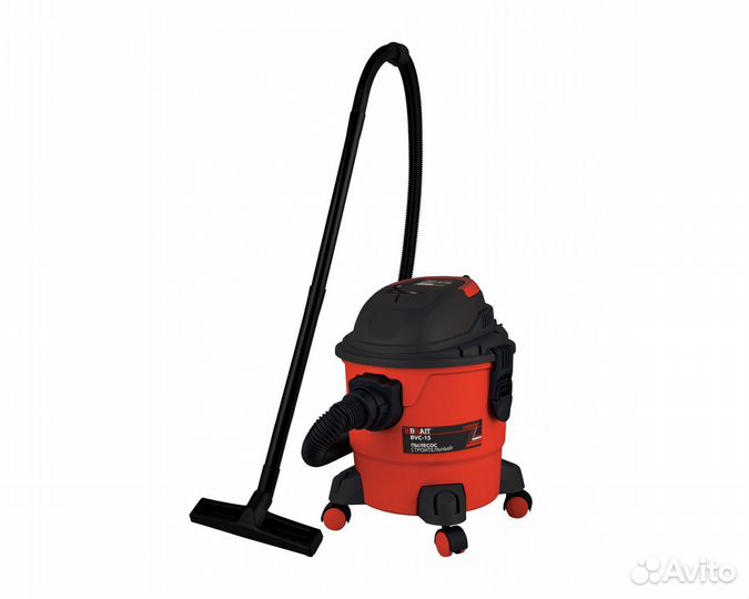 Пылесос строительный Brait BVC-15 (1400Вт,15л,170м