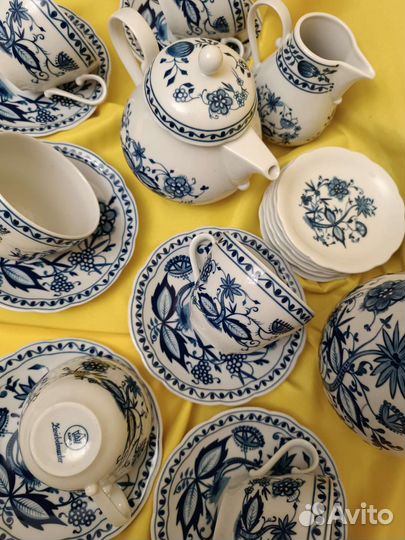 Сервиз чайный zwiebelmuster луковый