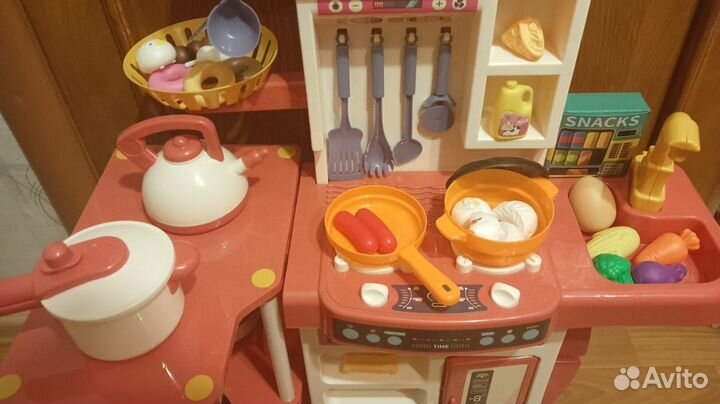Игровой набор кухня с паром, звуком и светом