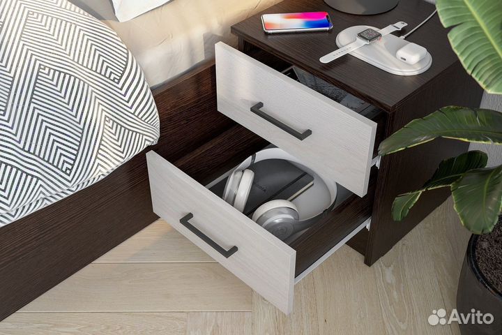 Тумба прикроватная новая для хранения вещей Виста
