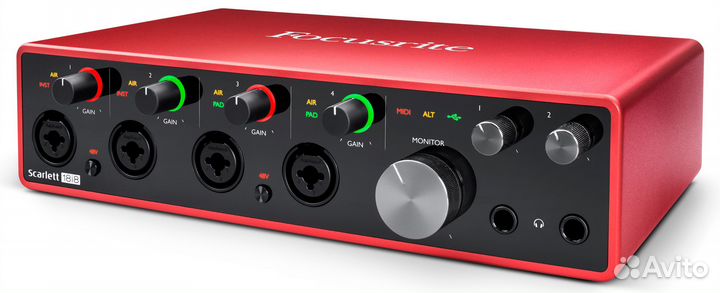 Focusrite Scarlett 18i8 3rd Gen, Аудио интерфейс U