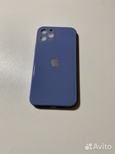 Чехол на iPhone орг стекло + силикон (новые) case