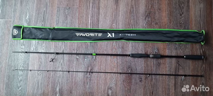 Спиннинг Favorite x1, катушка Daiwa Crossfire 3000