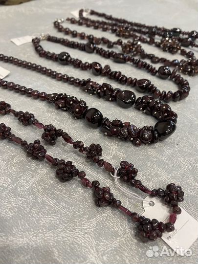Бусы гранат