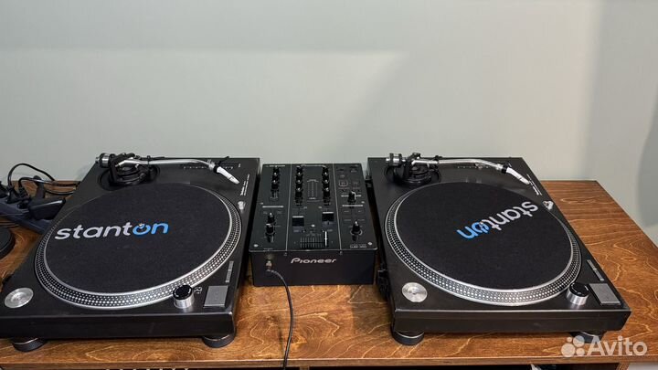 Technics SL1210 mk2 и Pioneer djm350