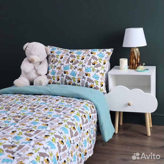 Трикотажное постельное белье для детей