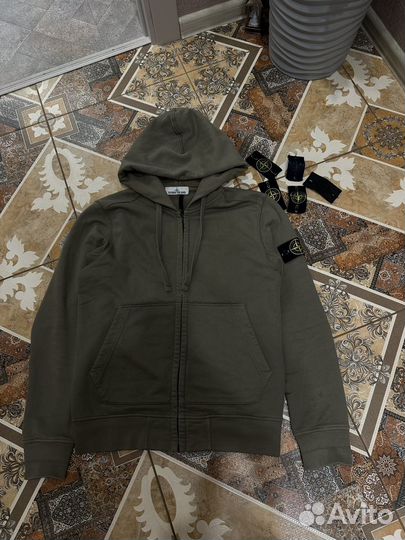 Stone island zip hoodie