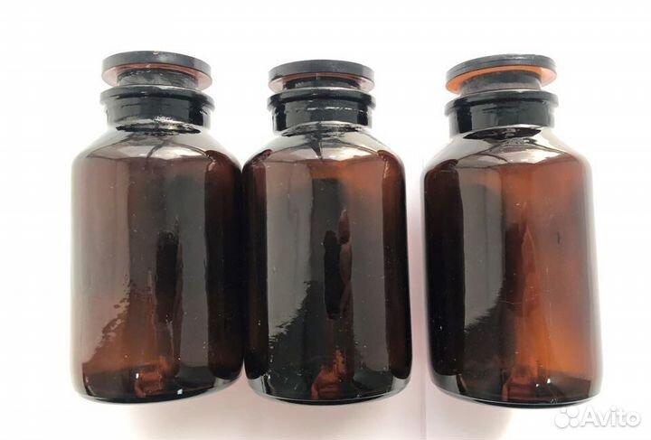 Склянка 500 мл темное стекло широкая горловина