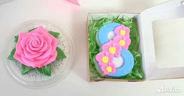 Мыло ручной работы 8 марта