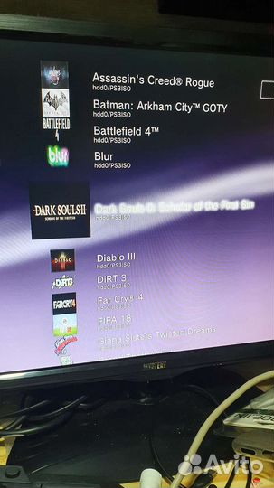 Sony PS3 +28 игр hen 2 джойстика