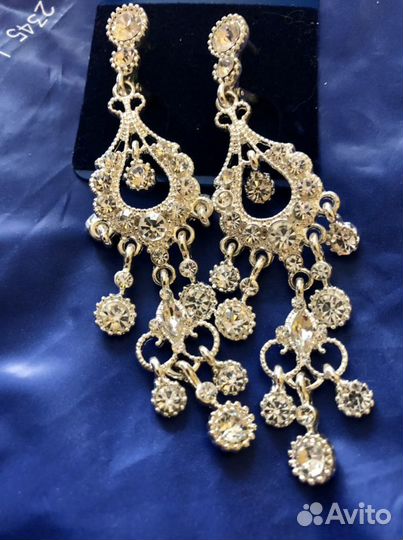 Свадебные украшения, веточка и серьги