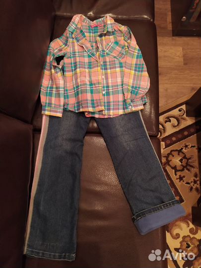 Джинсы утепленные