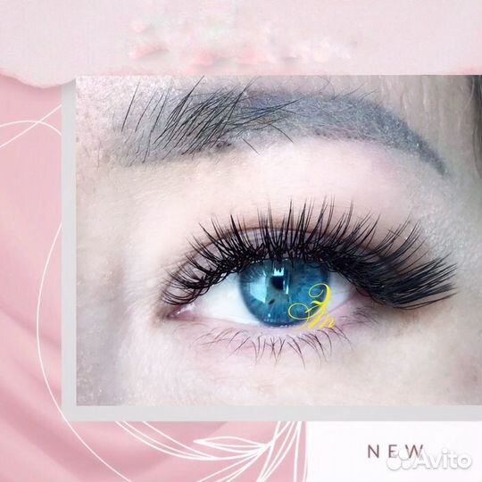 Наращивание ресниц с выездом на дом