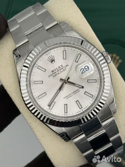 Часы Rolex datejust 41mm White dial