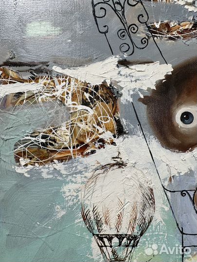 Картина маслом на холсте для интерьера