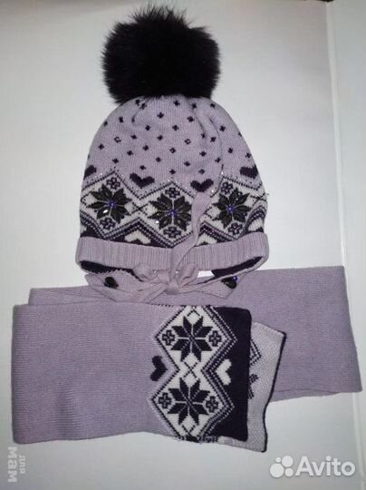 Комплект шапка+шарф зима. Tavitta