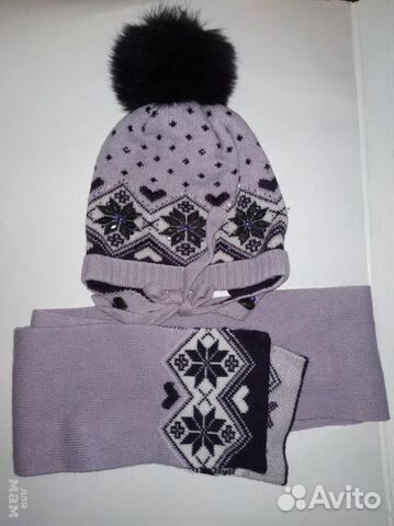 Комплект шапка+шарф зима. Tavitta