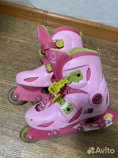 Ролики раздвижеые 32-34размер