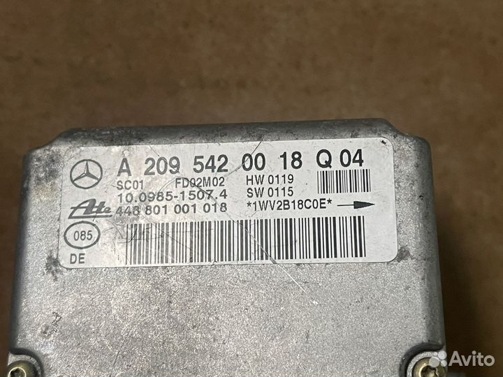 Датчик ускорения Mercedes A2095420018 w209 w203