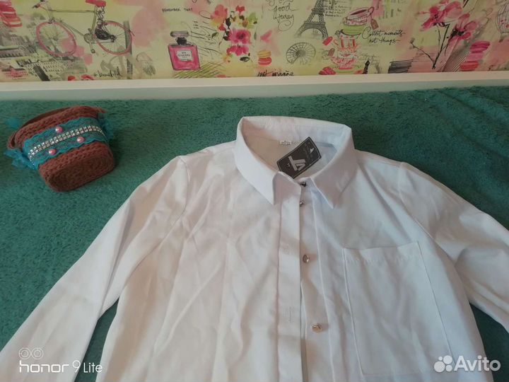 Блузка школьная 152 новая