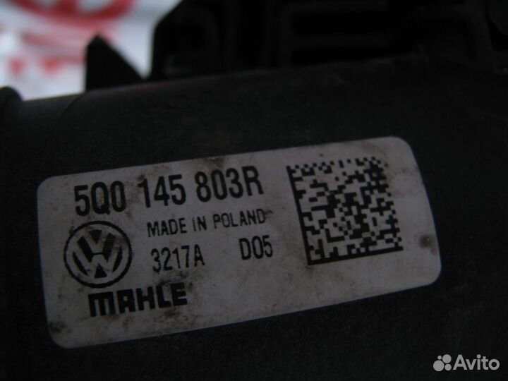 Skoda Octavia A7 Радиатор двигателя интеркулер