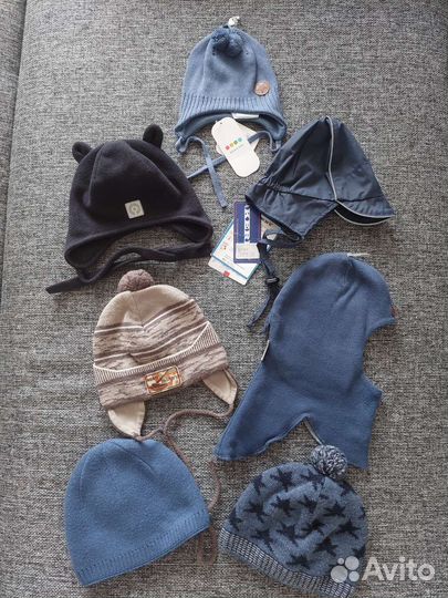 Шапка детская демисезонная для мальчика Новая