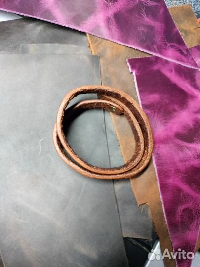 Браслет кожаный
