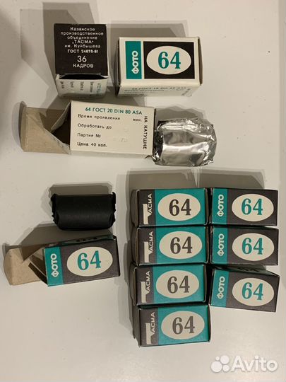 Пленки/катушки для фотоаппарата