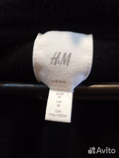 Кардиган чёрный шерсть, H&M