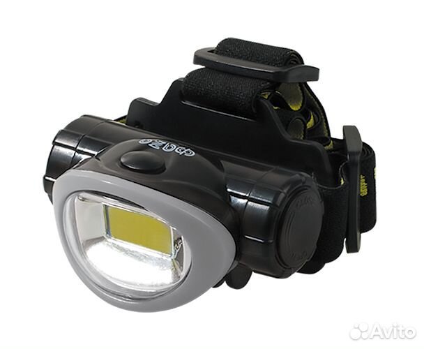 Фонарь налобный фаzа H5-L3W черно-серый