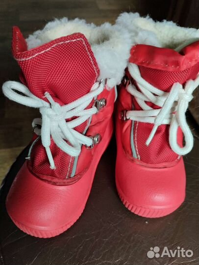 Детские резиновые сапоги с утеплением, мехом