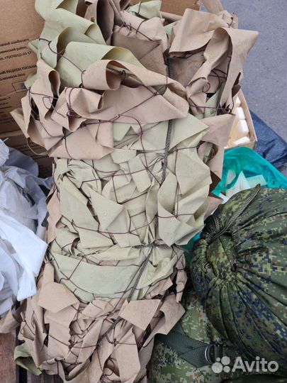 Армейская Песочная маскировочная сеть