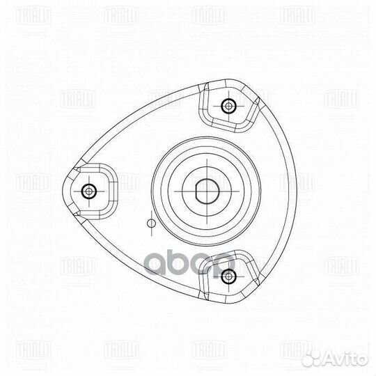 Опора стойки перед. Kia Rio (05) (правой, без