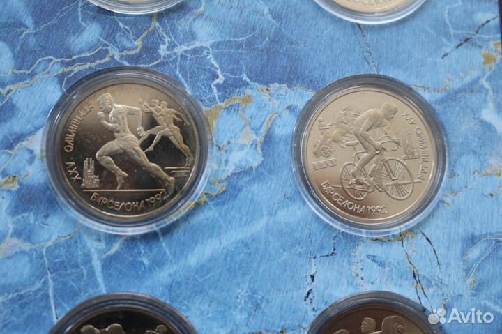 Монеты Барселона в альбоме (копии)