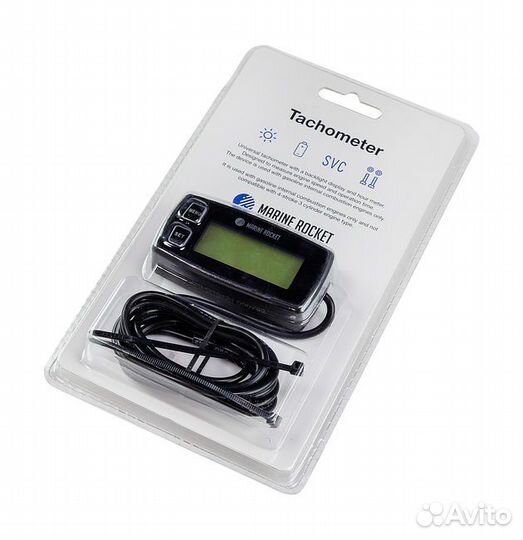 Тахометр универсальный со счетчиком моточасов