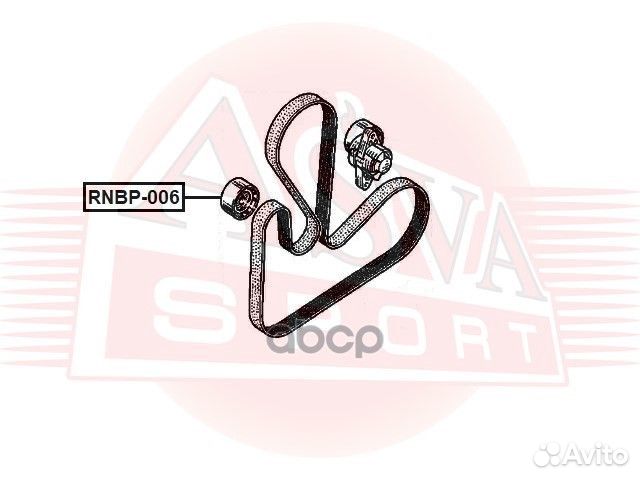 Ролик натяжной rnbp006 asva