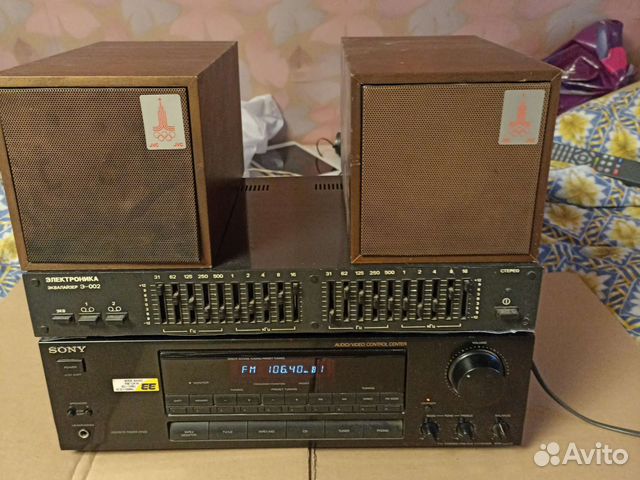 Музыкальный комплекс СССР Sony ресивер str gx215 купить в Москве ...