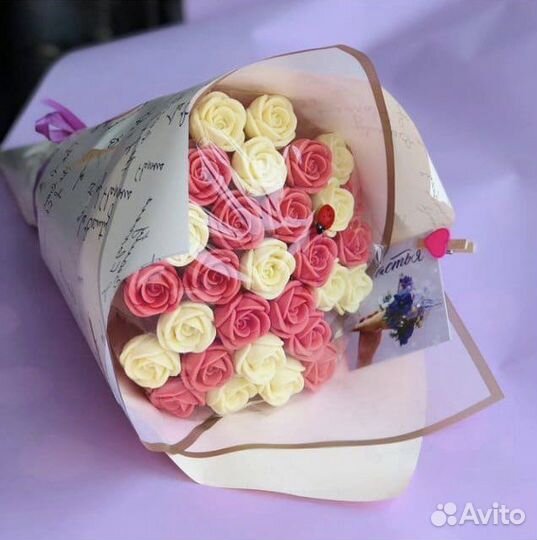 Букет из шоколадных роз