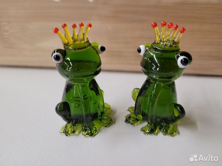 Фигурки сувениры из стекла Царевна Лягушка