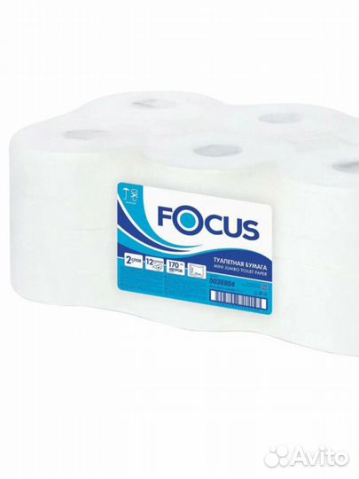 Туалетная бумага Focus Mini Jumbo, 12рул., 5036904