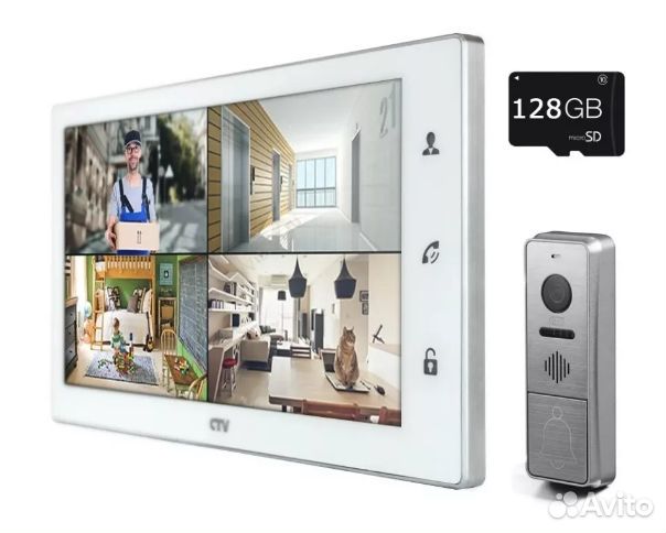 CTV-DP4102AHD Комплект видеодомофона