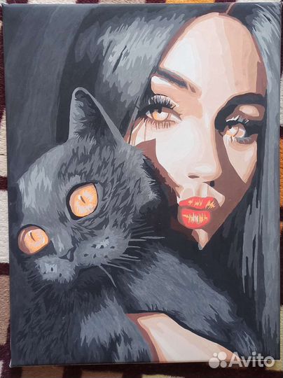 Готовая картина по номерам