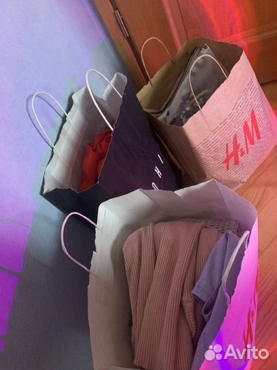 3 пакета вещей